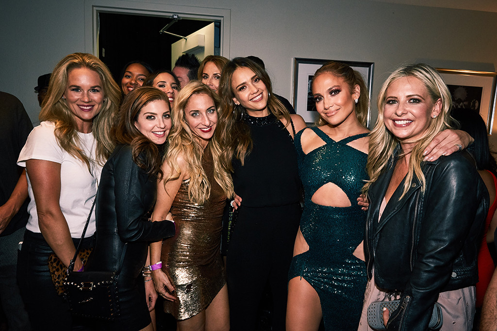 Jennifer Lopez, Las Vegas, Backstage, Jessica Alba, Sarah Michelle Gellar